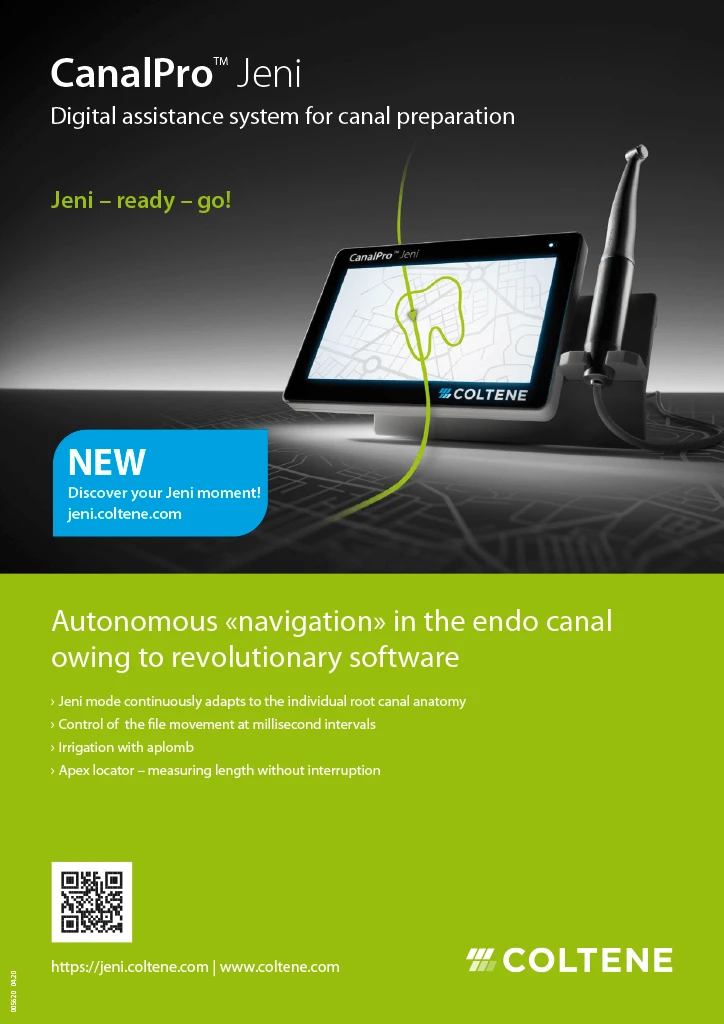 Titelseite einer Print-Publikation von COLTENE.